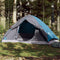 vidaXL - Koepeltent - 2-persoons - waterdicht - blauw