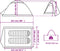 vidaXL - Koepeltent - 2-persoons - waterdicht - blauw
