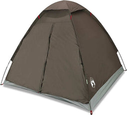 vidaXL - Koepeltent - 2-persoons - waterdicht - bruin