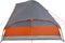 vidaXL - Koepeltent - 2-persoons - waterdicht - grijs - en - oranje