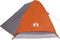 vidaXL - Koepeltent - 2-persoons - waterdicht - grijs - en - oranje