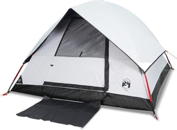 vidaXL - Koepeltent - 2-persoons - waterdicht - verduisterend - stof - wit