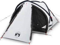 vidaXL - Koepeltent - 2-persoons - waterdicht - verduisterend - stof - wit