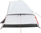 vidaXL - Koepeltent - 2-persoons - waterdicht - verduisterend - stof - wit
