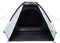 vidaXL - Koepeltent - 2-persoons - waterdicht - verduisterend - stof - wit