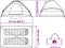 vidaXL - Koepeltent - 2-persoons - waterdicht - verduisterend - stof - wit