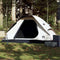 vidaXL - Koepeltent - 2-persoons - waterdicht - verduisterend - stof - wit
