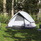 vidaXL - Koepeltent - 2-persoons - waterdicht - verduisterend - stof - wit