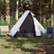 vidaXL - Koepeltent - 2-persoons - waterdicht - verduisterend - stof - wit