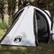 vidaXL - Koepeltent - 2-persoons - waterdicht - verduisterend - stof - wit