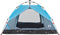 vidaXL - Koepeltent - 3-persoons - snelontgrendeling - blauw