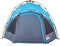 vidaXL - Koepeltent - 3-persoons - snelontgrendeling - blauw