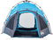 vidaXL - Koepeltent - 3-persoons - snelontgrendeling - blauw