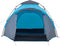 vidaXL - Koepeltent - 3-persoons - snelontgrendeling - blauw