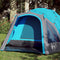 vidaXL - Koepeltent - 3-persoons - snelontgrendeling - blauw