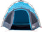 vidaXL - Koepeltent - 3-persoons - snelontgrendeling - blauw