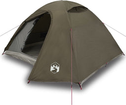 vidaXL - Koepeltent - 3-persoons - waterdicht - bruin