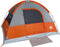 vidaXL - Koepeltent - 3-persoons - waterdicht - oranje