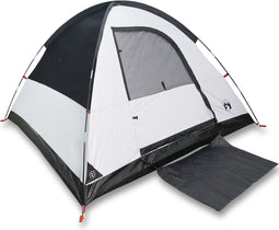 vidaXL - Koepeltent - 3-persoons - waterdicht - verduisterend - stof - wit