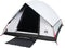 vidaXL - Koepeltent - 3-persoons - waterdicht - verduisterend - stof - wit
