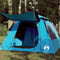 vidaXL - Koepeltent - 4-persoons - snelontgrendeling - blauw