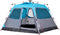 vidaXL - Koepeltent - 4-persoons - snelontgrendeling - blauw