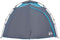 vidaXL - Koepeltent - 4-persoons - snelontgrendeling - blauw