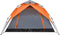 vidaXL - Koepeltent - 4-persoons - snelontgrendeling - grijs - en - oranje