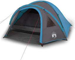 vidaXL - Koepeltent - 4-persoons - waterdicht - blauw