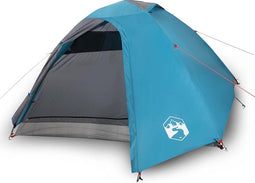vidaXL - Koepeltent - 4-persoons - waterdicht - blauw