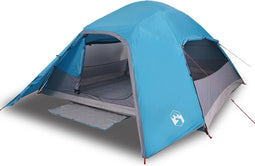 vidaXL - Koepeltent - 4-persoons - waterdicht - blauw