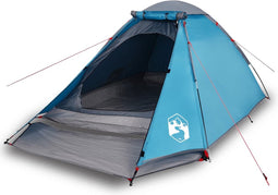 vidaXL - Koepeltent - 4-persoons - waterdicht - blauw