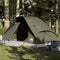 vidaXL - Koepeltent - 4-persoons - waterdicht - bruin