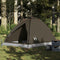 vidaXL - Koepeltent - 4-persoons - waterdicht - bruin