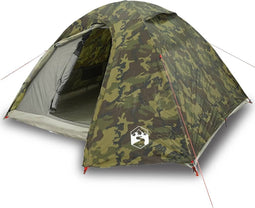 vidaXL - Koepeltent - 4-persoons - waterdicht - camouflage