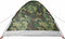 vidaXL - Koepeltent - 4-persoons - waterdicht - camouflage