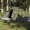 vidaXL - Koepeltent - 4-persoons - waterdicht - camouflage