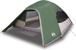 vidaXL - Koepeltent - 4-persoons - waterdicht - groen
