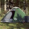 vidaXL - Koepeltent - 4-persoons - waterdicht - groen