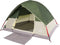 vidaXL - Koepeltent - 4-persoons - waterdicht - groen