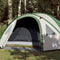 vidaXL - Koepeltent - 4-persoons - waterdicht - groen