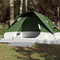 vidaXL - Koepeltent - 4-persoons - waterdicht - groen