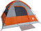 vidaXL - Koepeltent - 4-persoons - waterdicht - oranje