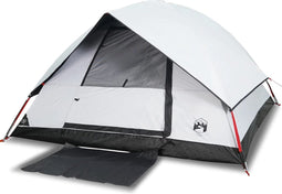 vidaXL - Koepeltent - 4-persoons - waterdicht - verduisterend - stof - wit