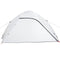 vidaXL - Koepeltent - 4-persoons - waterdicht - verduisterend - stof - wit