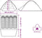 vidaXL - Koepeltent - 4-persoons - waterdicht - verduisterend - stof - wit