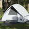 vidaXL - Koepeltent - 4-persoons - waterdicht - verduisterend - stof - wit