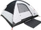 vidaXL - Koepeltent - 4-persoons - waterdicht - verduisterend - stof - wit