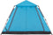 vidaXL - Koepeltent - 5-persoons - snelontgrendeling - blauw
