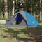 vidaXL - Koepeltent - 6-persoons - waterdicht - blauw